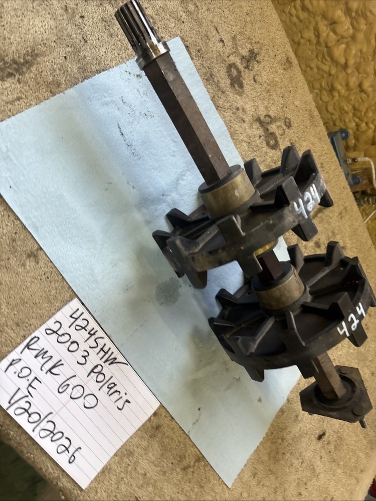 2003 Polaris Rmk 600 Track Driver Driveshaft 424