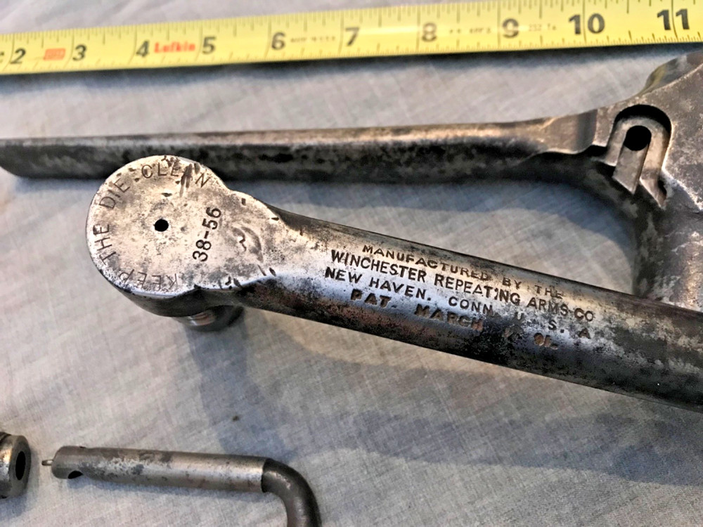 Complete Antique Winchester Cartridge Reloading Tool .38-55 Caliber