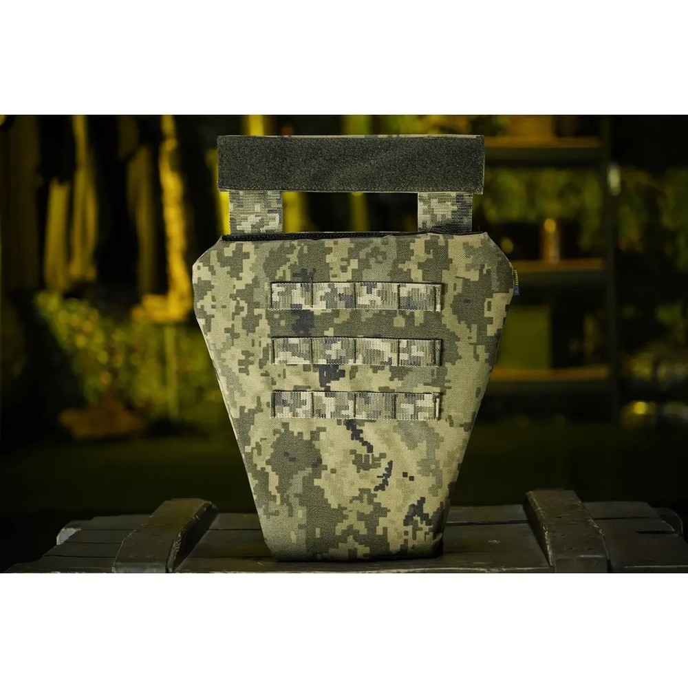 Ukrainian Groin Protector MM14 Pixel Ballistic Panel Level 1 UHMWPE Armor