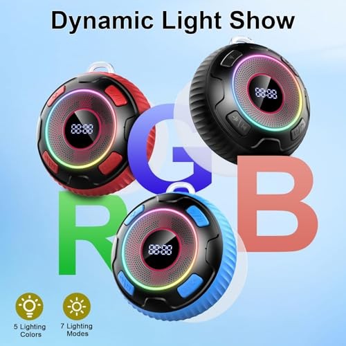 Bluetooth Shower Speaker, Bluetooth Speaker 5.3, 6D Sound, Portable Speaker