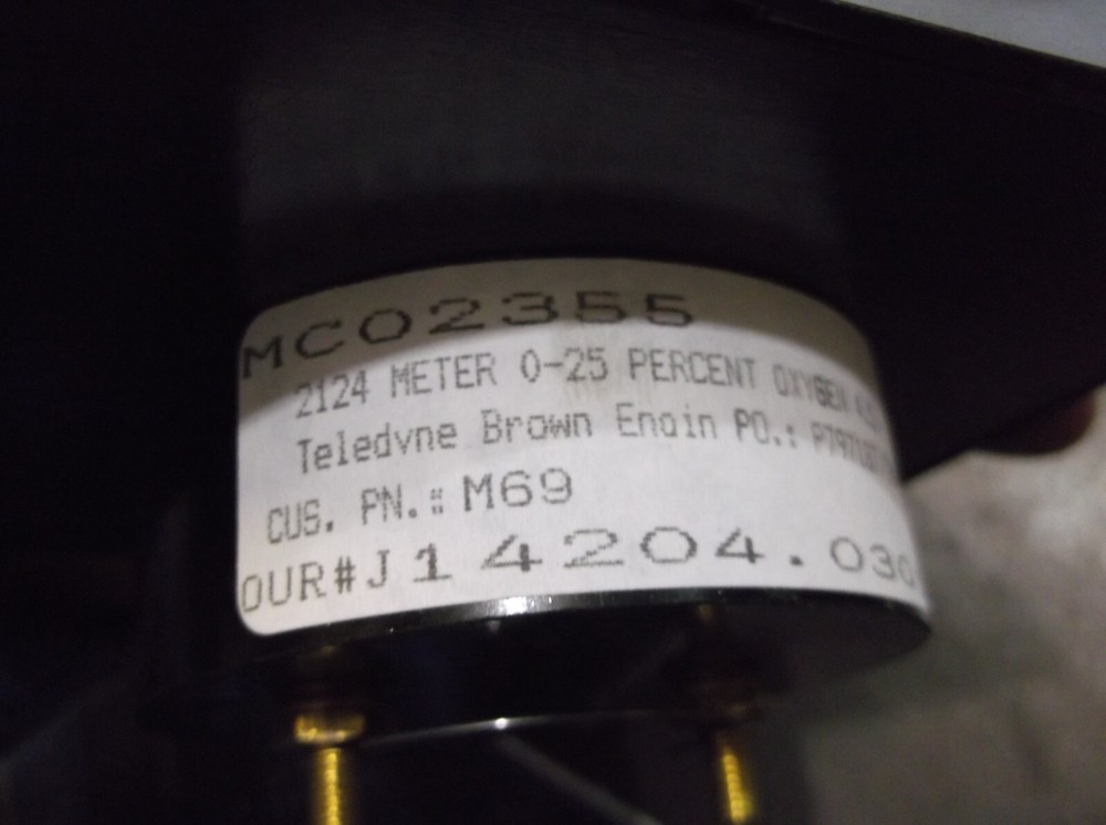 NIB SIMPSON MC02355 PERCENT OXYGEN PANEL METER (307-2)