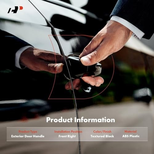Exterior Door Handle Passenger Side - Compatible with 1996-2009 Front Right