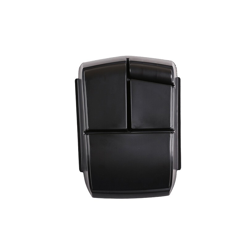 For Cadi*llac XT5 Black ABS Central Control Bottom Storage Box Suede \ ๑