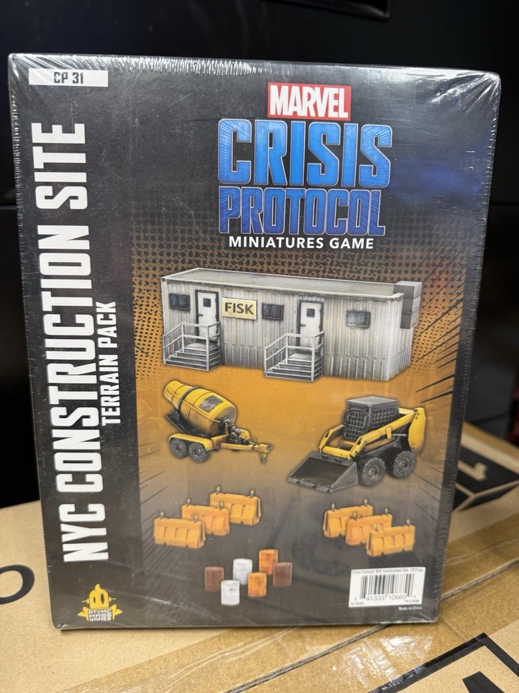 NYC Construction Site Terrain Pack - Marvel Crisis Protocol Miniatures Game