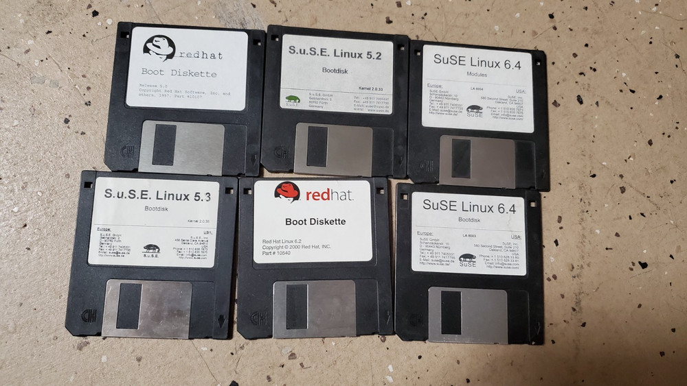 Vintage Linux media/apps/sdks/documentation collection