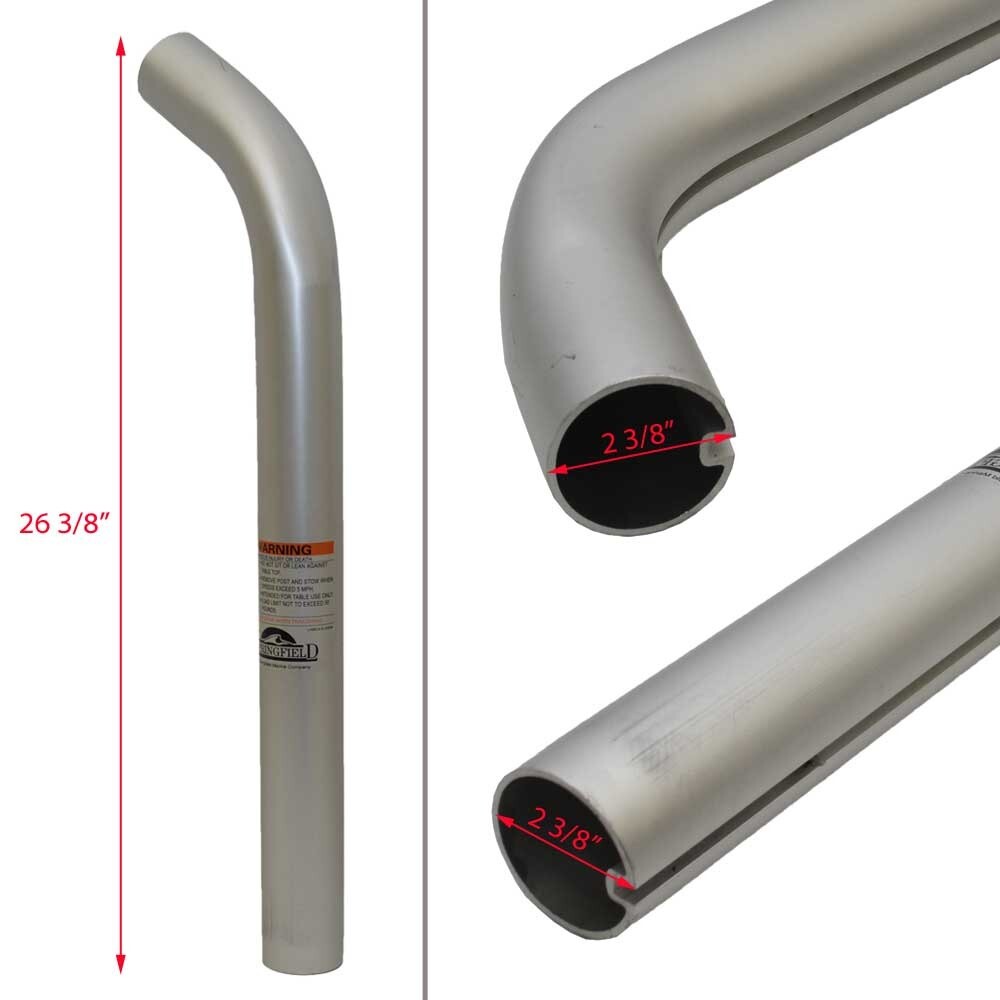 Springfield Boat Angled Table Post | Offset 60 Degree