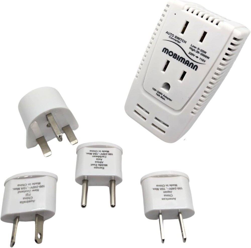 220V to 110V Converter, 2000W Step Down Voltage Converter, 0-2000W Wide Range