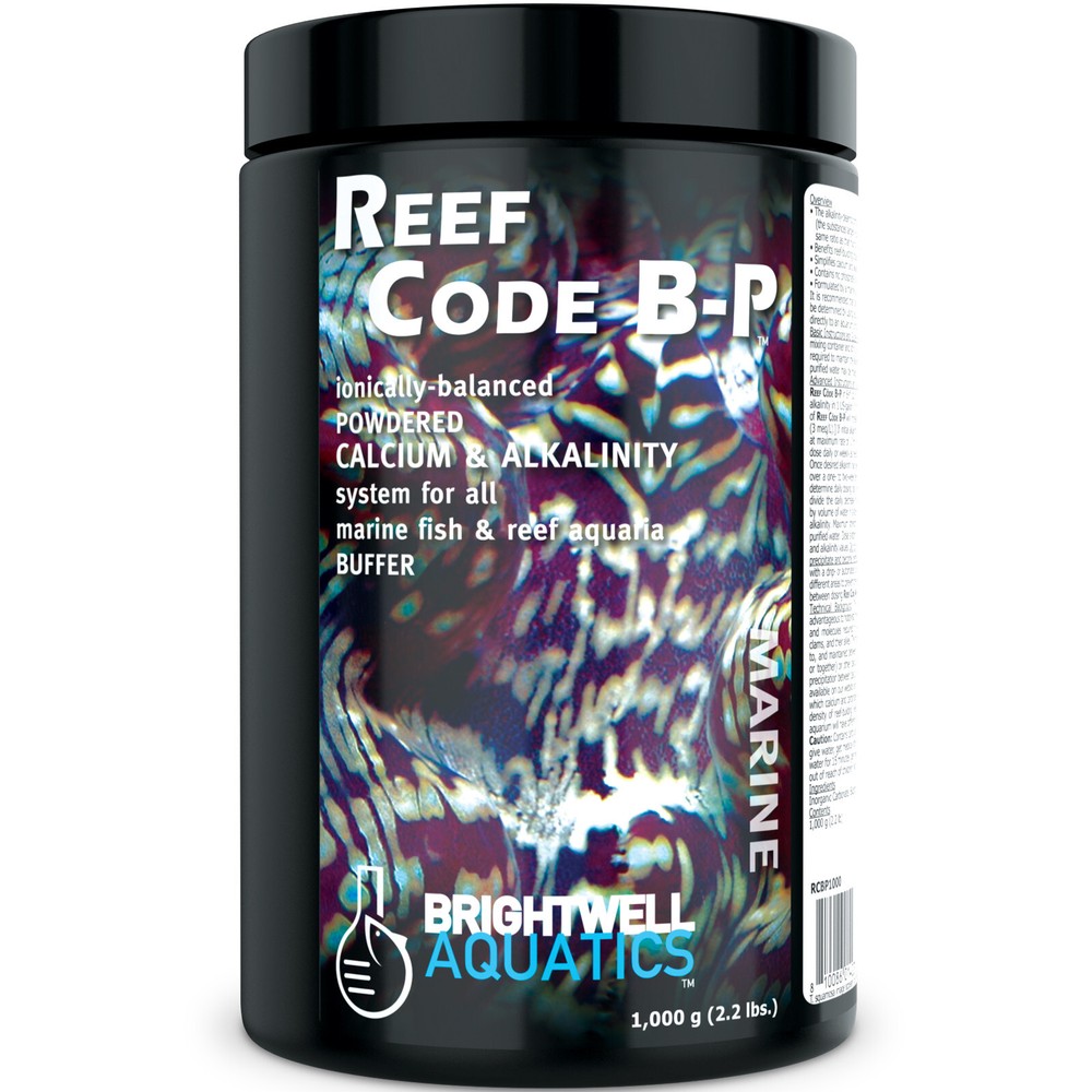 Brightwell Reef Code A&B-P 2x 1000 grams Calcium and Alkalinity Powder