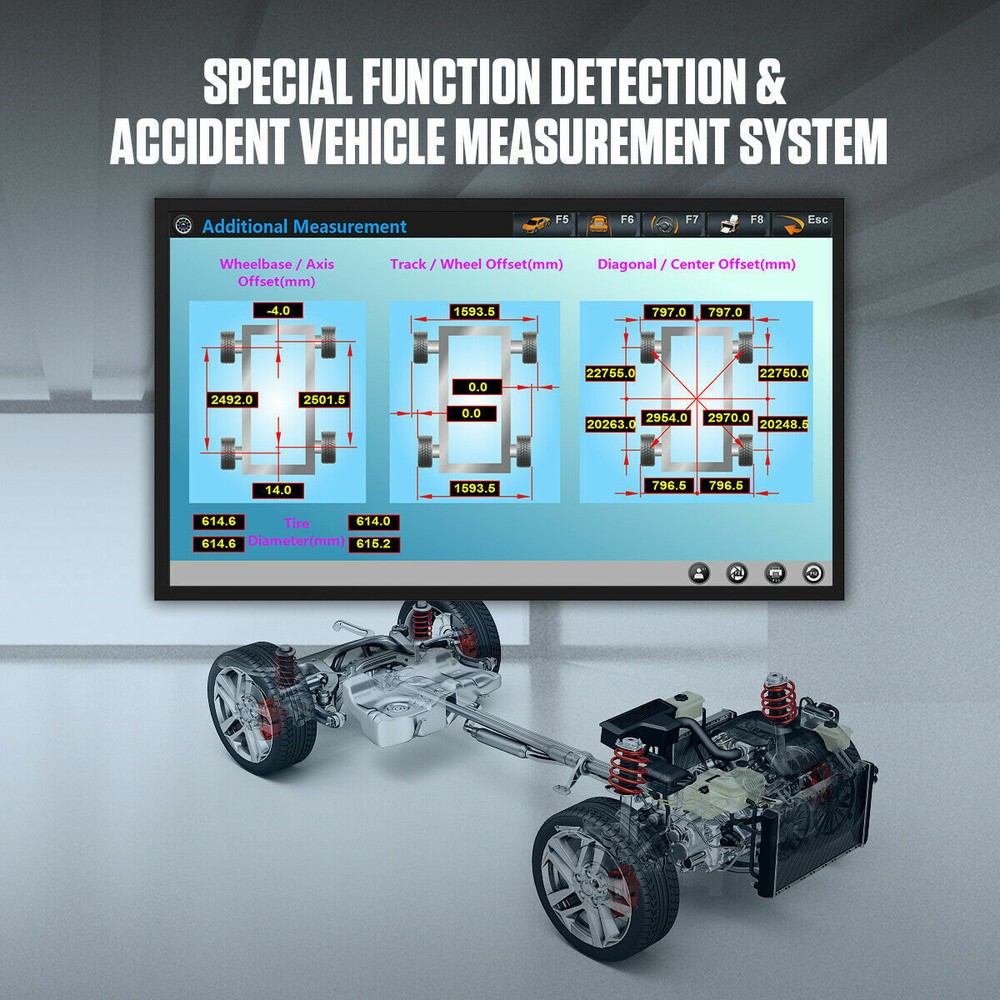 3D Wheel Alignment Machine Garage 4-Wheel Tire Aligning System Fully Automatic