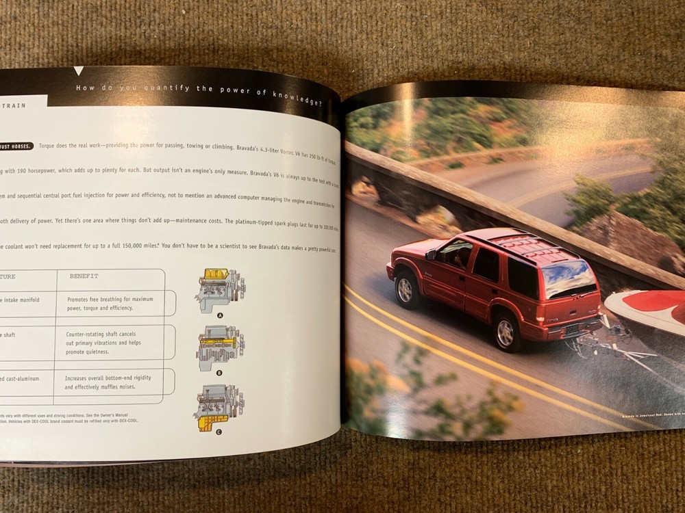 Original 2000 Oldsmobile Bravada Brochure