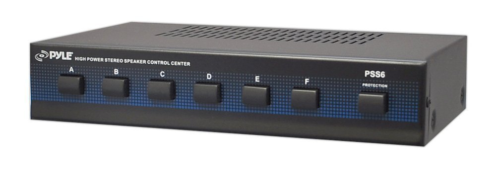 12 Speaker Selector 6 Zone Controller Home Audio Stereo Switcher Center Hub