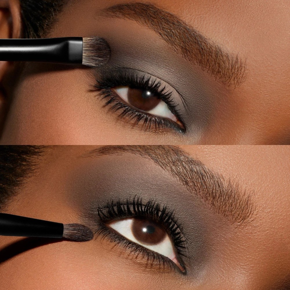 Makeup By Mario E6 Dual-Ended Eyeshadow Brush Dense Bristles Eye Shadow Brush