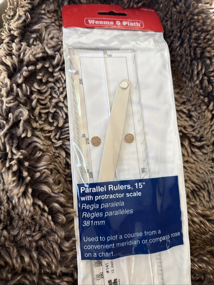 Weems & Plath Marine Navigation Parallel Ruler 15”