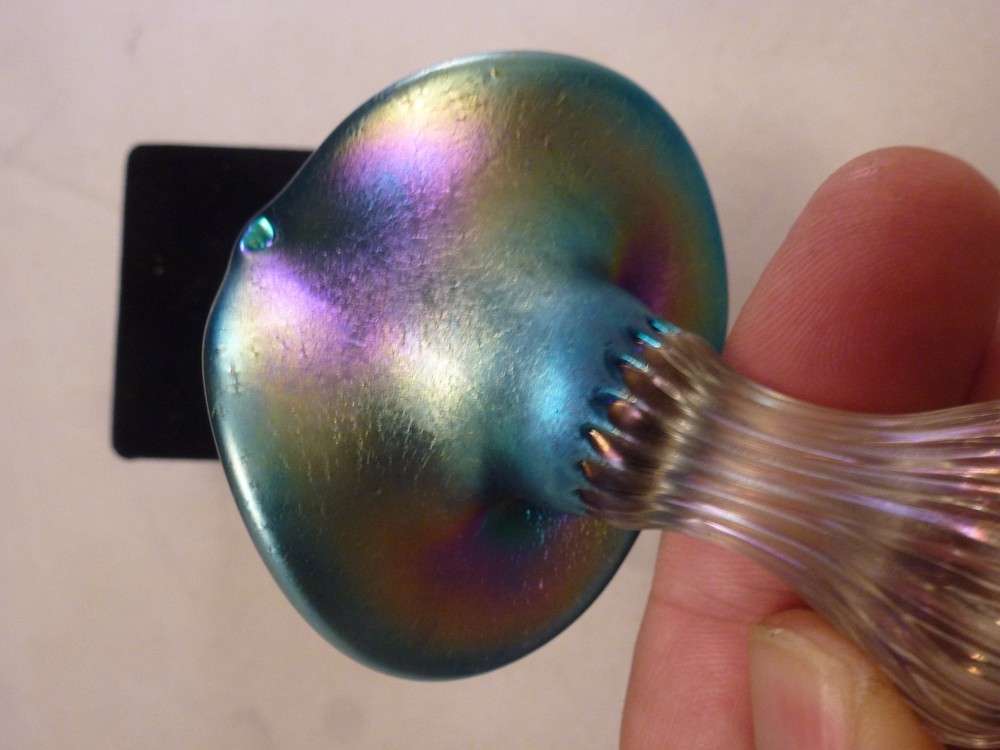 IRIDESCENT GLASS BOTTLE STOPPER FROM ABELMAN STUDIOS Jack Pulpit