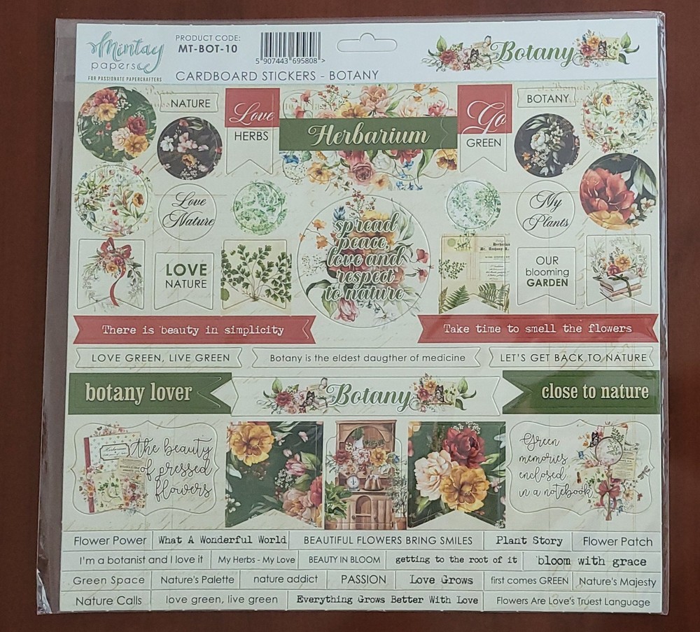 Mintay Papers - Botany Cardboard Stickers
