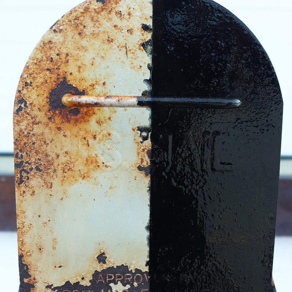 AGS RUST SOLUTIONS Rust Spray Paint, 14oz, Durable Matte 14 oz, Black