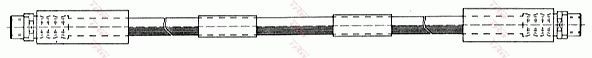 Brake Hose TRW PHA295