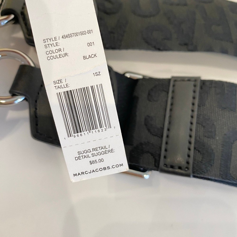 MARC JACOBS Logo Webbing Strap (Bag Belt) 2 inch $85