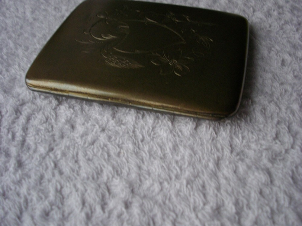 Vintage Silver Cigarette Case.Russia XIX C.