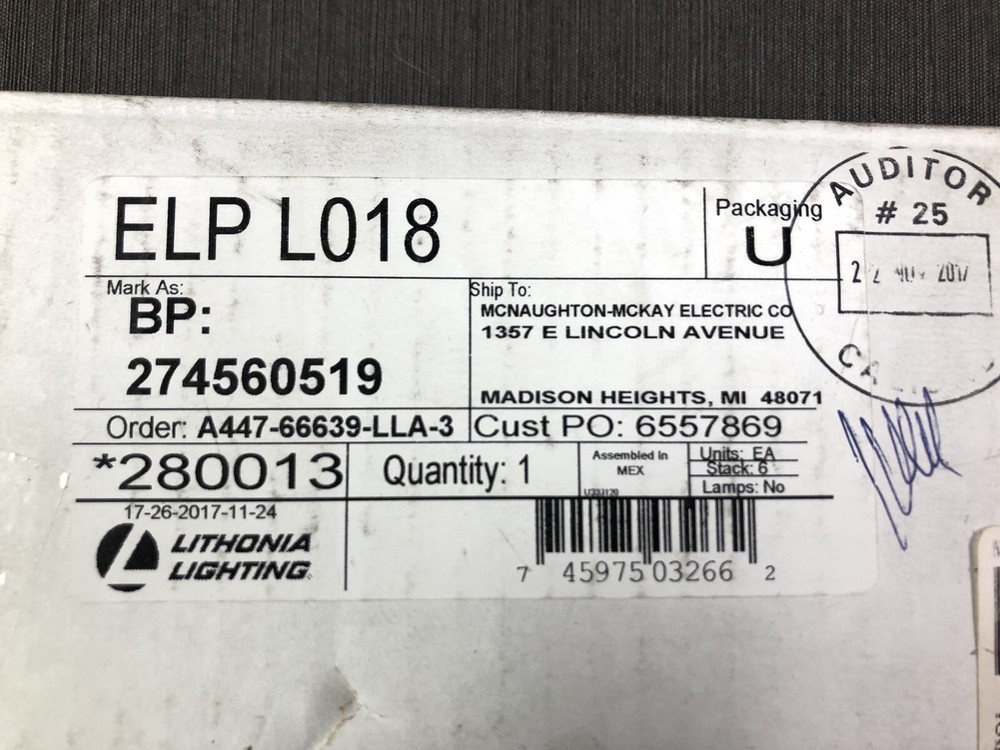 Lithonia ELPL018 LED Replacement Module - Series LRP Edge-Lit Exit Signs