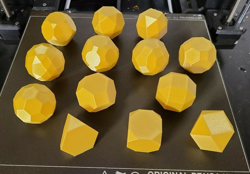 3D Printed Archimedean Solids