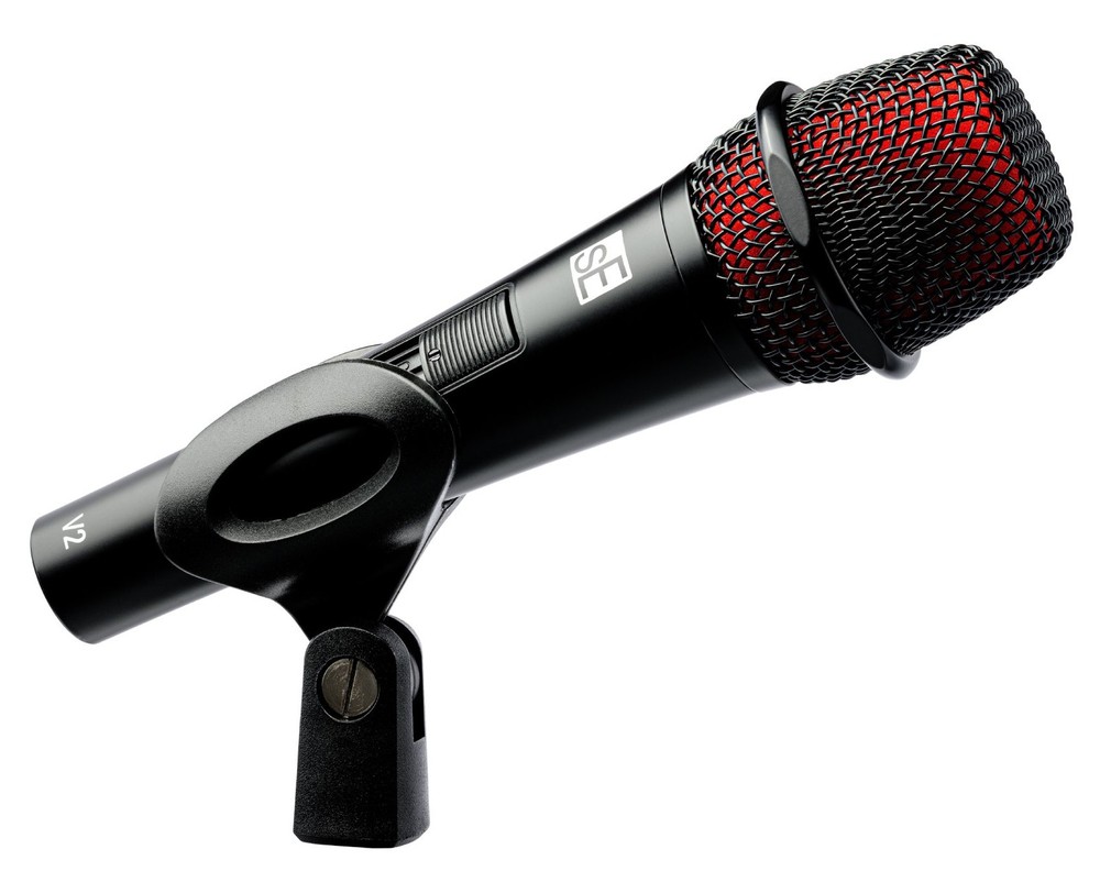 Se Electronics V2 SWITCH QTR Dynamic Microphone Handheld Mic w/XLR-1/4” TS Cable