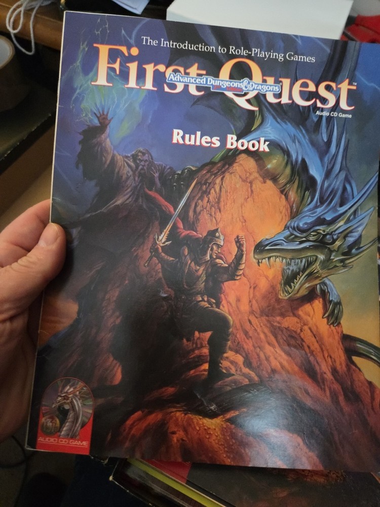 Dungeons & Dragons 2nd Edition Audio CD Game First Quest Advanced