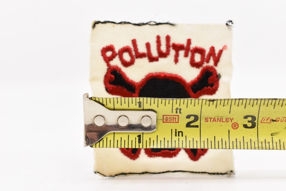 VINTAGE SKULL & CROSSBONES POLLUTION PATCH