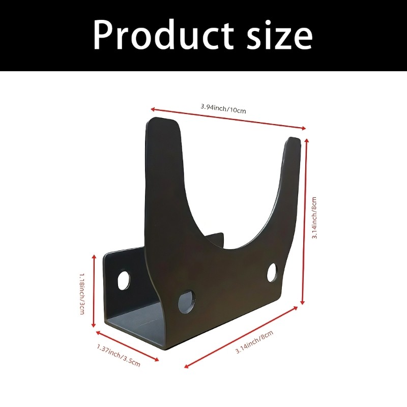 Space Saving Angle Grinder Wall Mount Bracket High Load Capacity for Garages