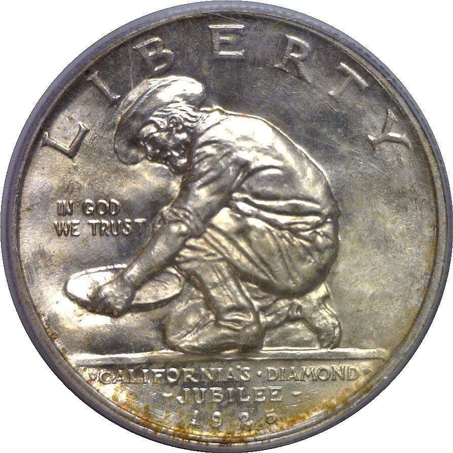 1925-S California Commemorative Half Dollar PCGS MS-64