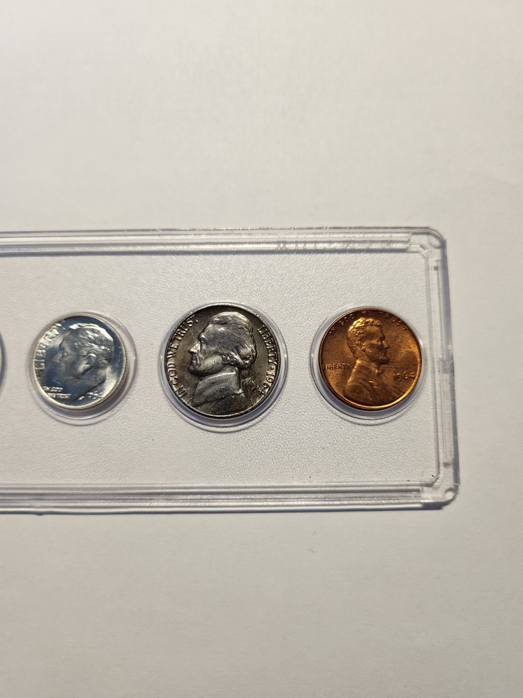 1964P Mint Set In Whitman Holed