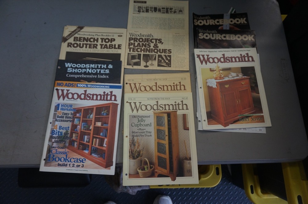 Assorted Woodsmith, ShopNotes & Project Plans Magazines!!