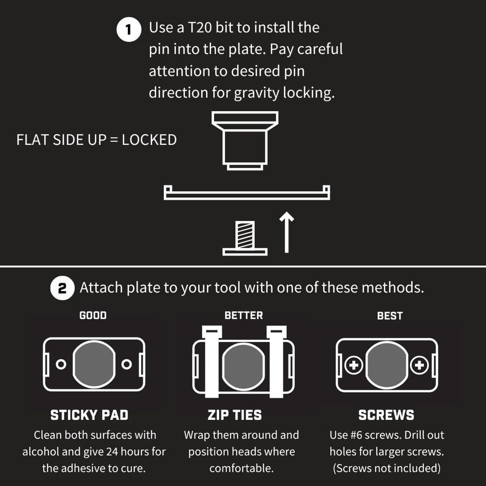 Universal Tool Holster - Gravity Locking Clip-On Belt Holder for Drills & Tools