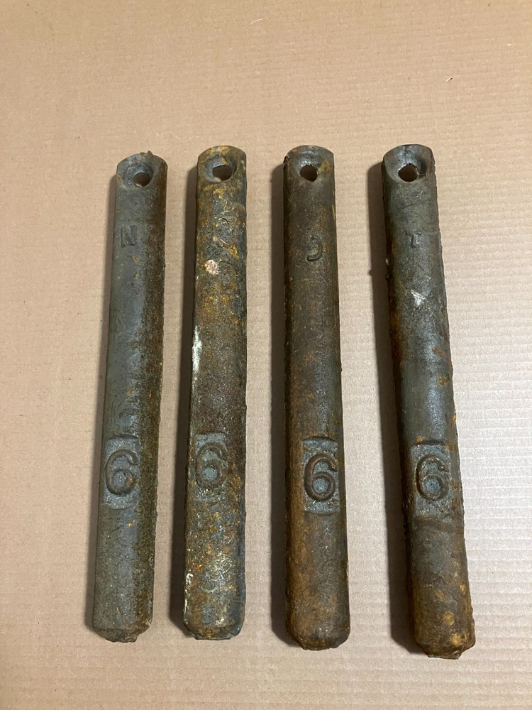 6 Pound Cast Iron Window Weights 4 Total