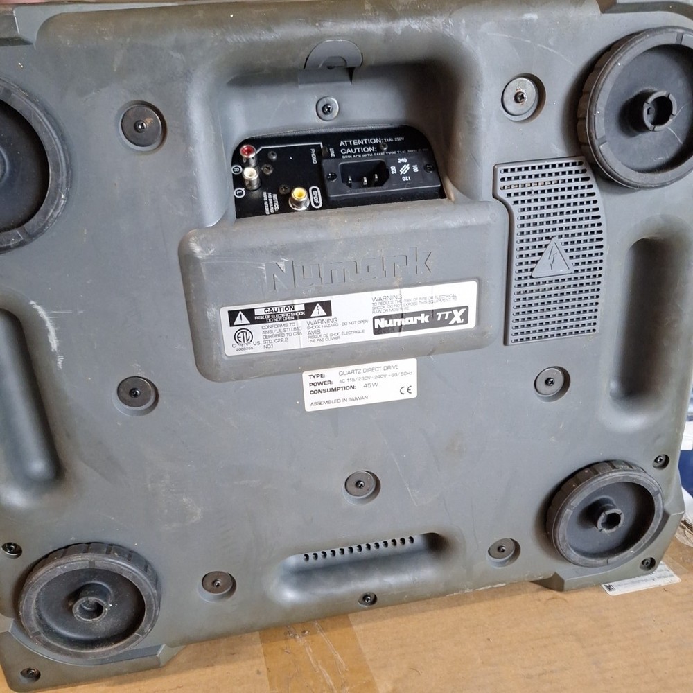 Defective Numark ttx turntable NOT Power TESTED Read Description