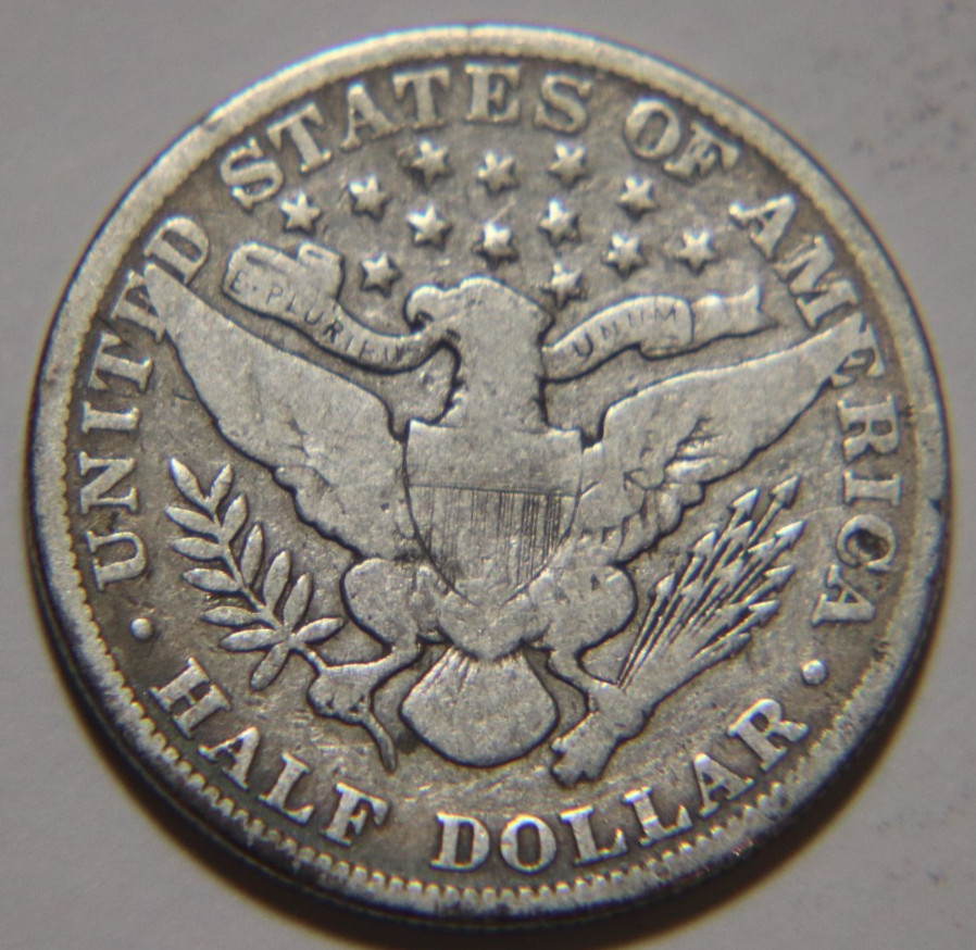 1903 P Barber Half Dollar 50C Cents Coin Silver