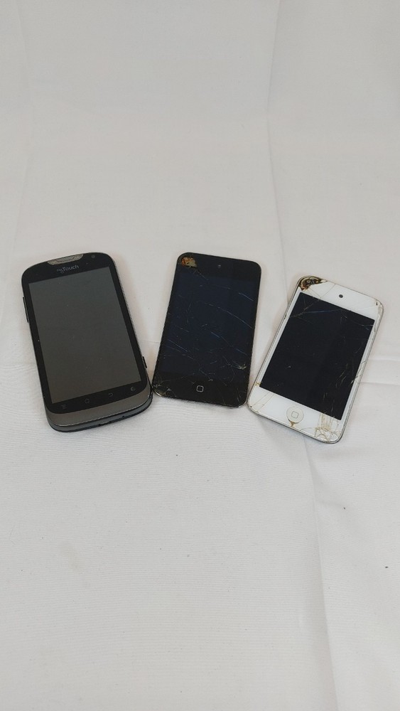 Electronic Devices 2 Ipods 1 My Touch Cellphone.