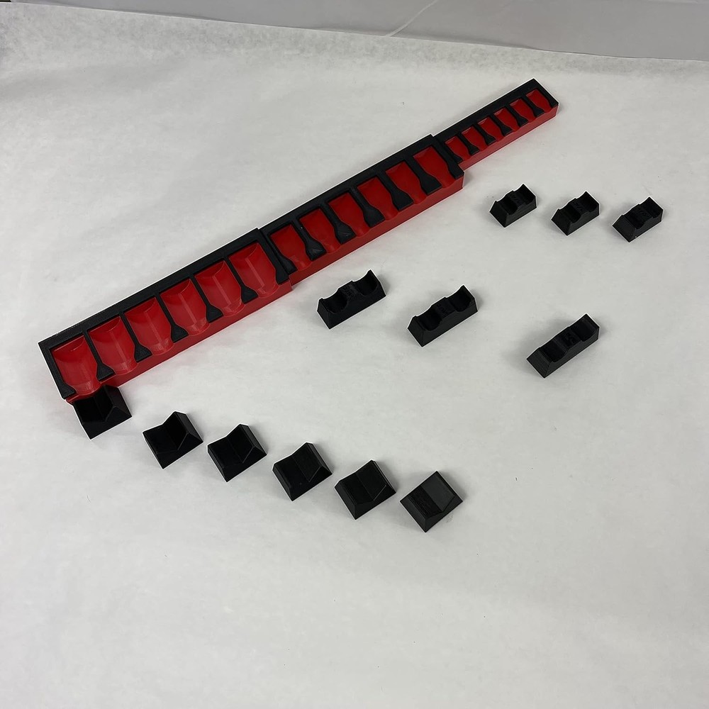 MagAttach Socket Extension Organizers 3 Piece Set Red/Black)