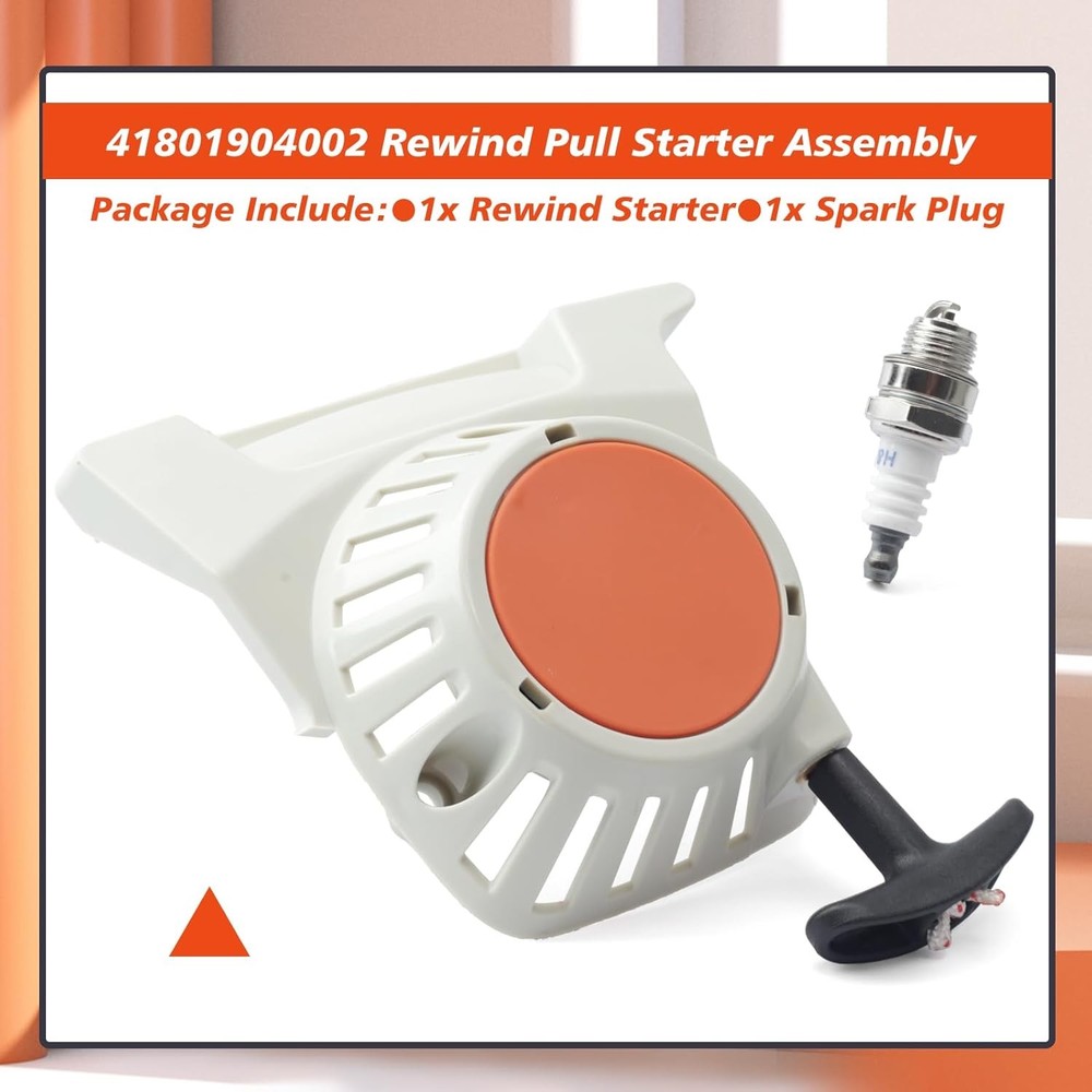 4180 190 4002 Rewind Pull Starter Assembly Replacement for Stihl String...