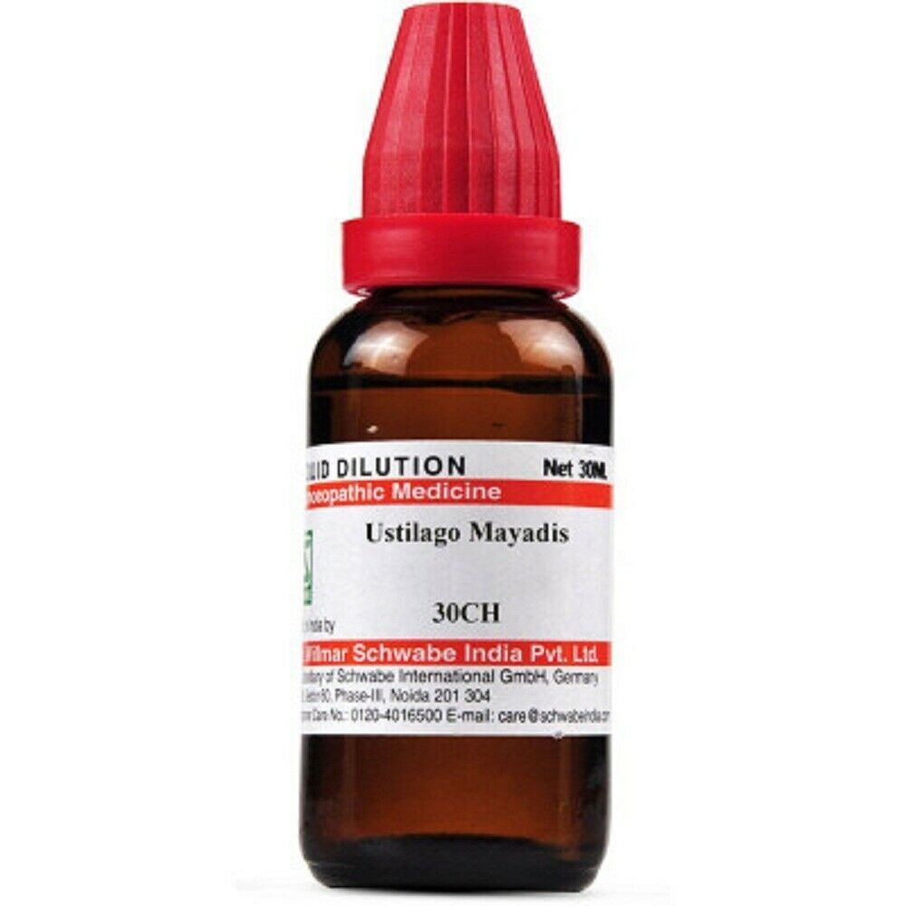 Willmar Schwabe Homeopathy Ustilago Maydis (30 ML) (Select Potency)