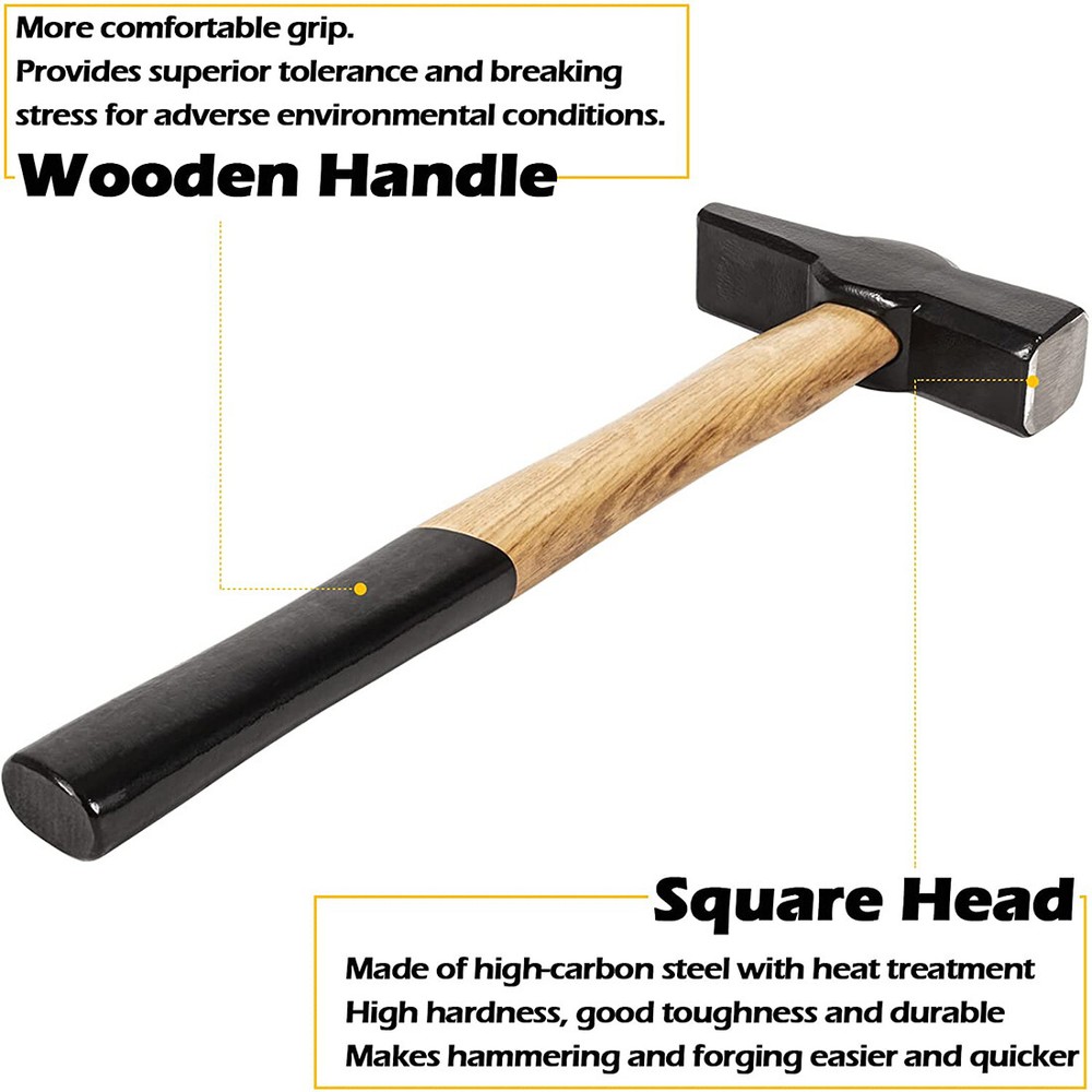 Blacksmiths Beginner Hammer 0000811-1000 Knife Making Metalworking Forging Tool