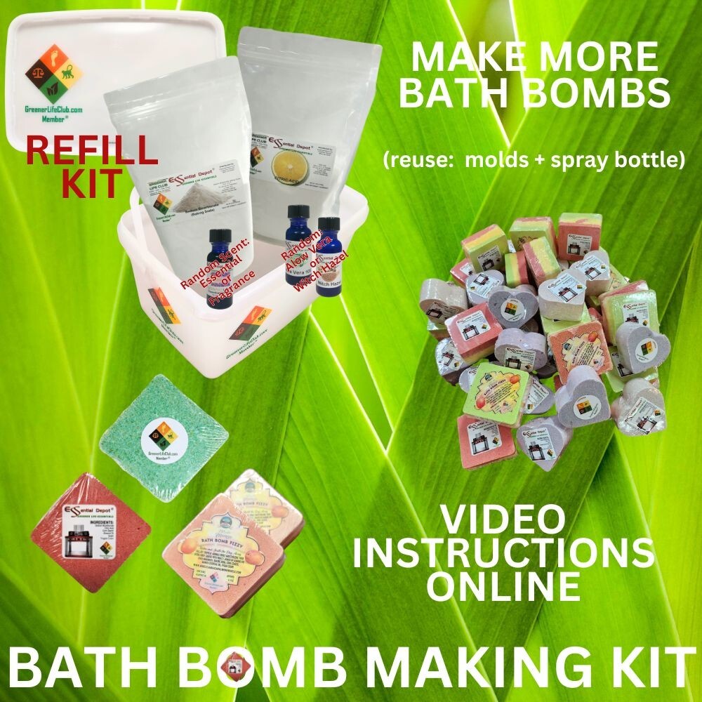 REFILL Pack - Bath Bomb Making Kit (DECONSTRUCTED) - Basic