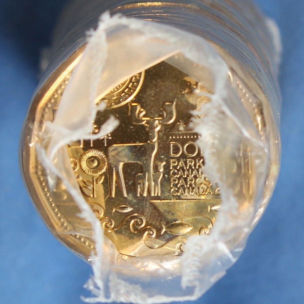 Canada 2011 Loonie from a Mint Roll - Special Parks Canada Reverse