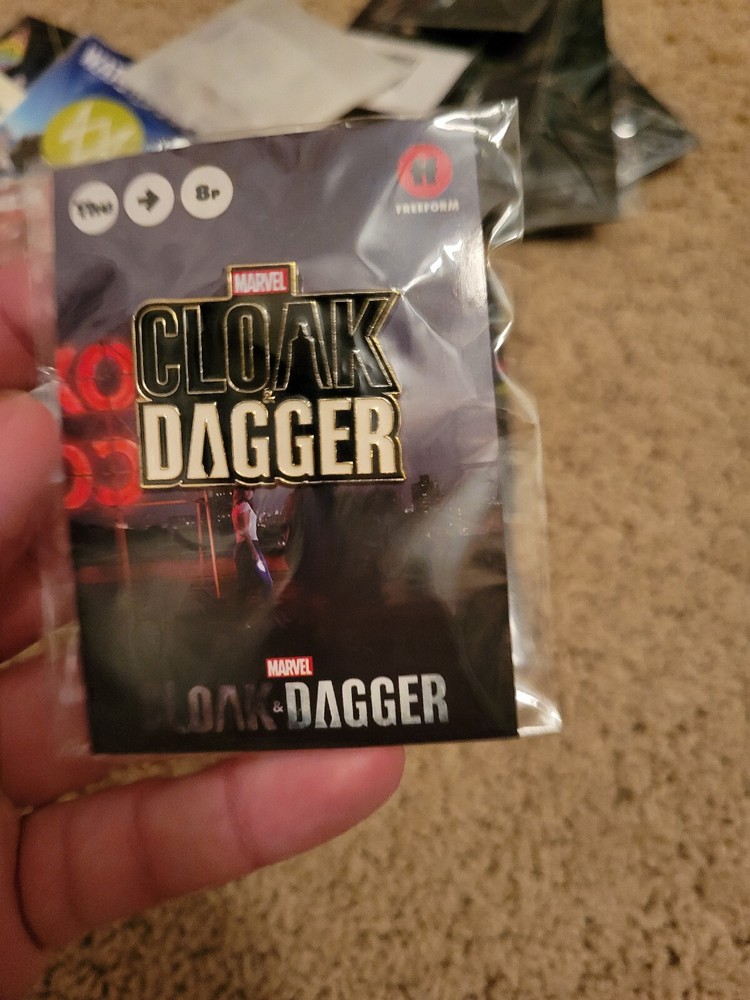 SDCC Marvel Freeform Cloak And Dagger Show Pin