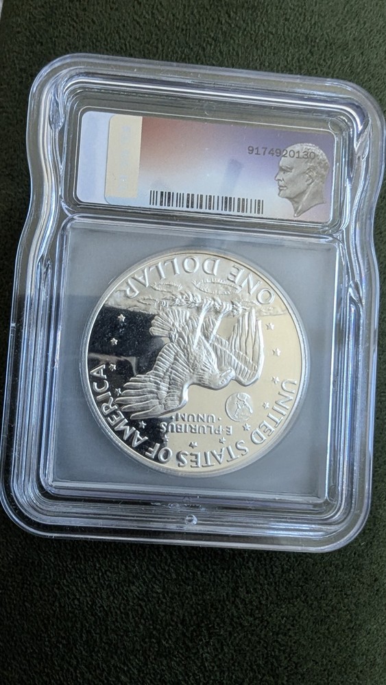 1973-S Eisenhower DCAM Silver Dollar MS69+