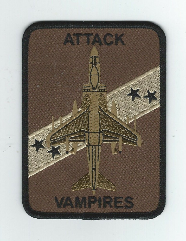 AIRTEVRON NINE(VX-9) AV-8 "ATTACK VAMPIRES" (THEIR LATEST) DESERT  patch