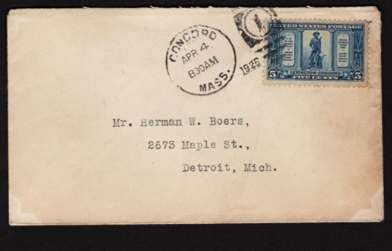 Lexington-Concord Issues FDC, SC# 617-619