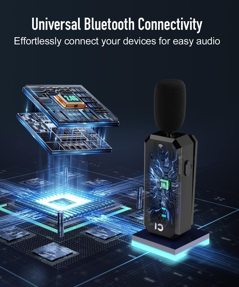 30W Wireless Voice Amplifier with Lavalier Microphone, Bluetooth Voice Amplifier