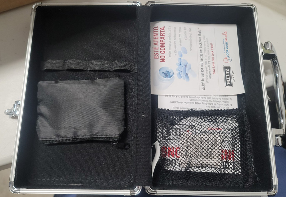 Vaultz Medicine Safe Case w/Combination Lock