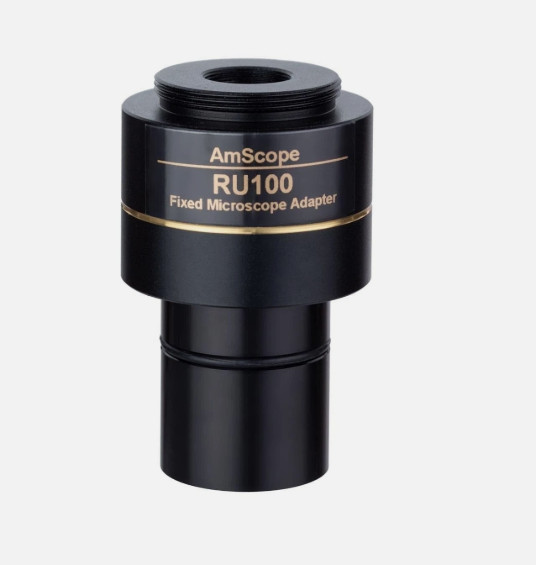 AmScope 20MP USB3.0 BSI C-mount Microscope Camera + 1X 23mm Compensating Lens